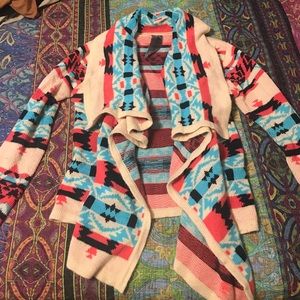 Apricot Lane sweater Mayan print