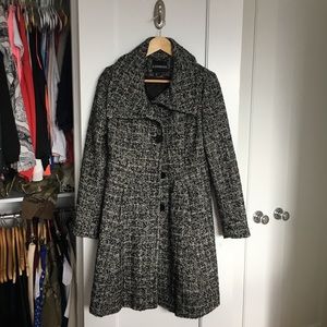 Wool, coat, size M, hits just above knee