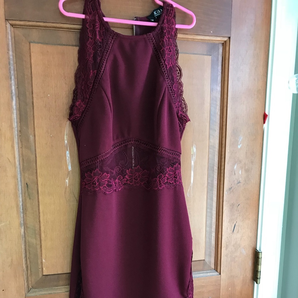 red bodycon homecoming dress