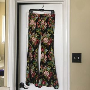 Floral bell bottoms