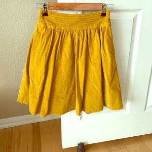 Anthropologie thin wale corduroy skirt worn once