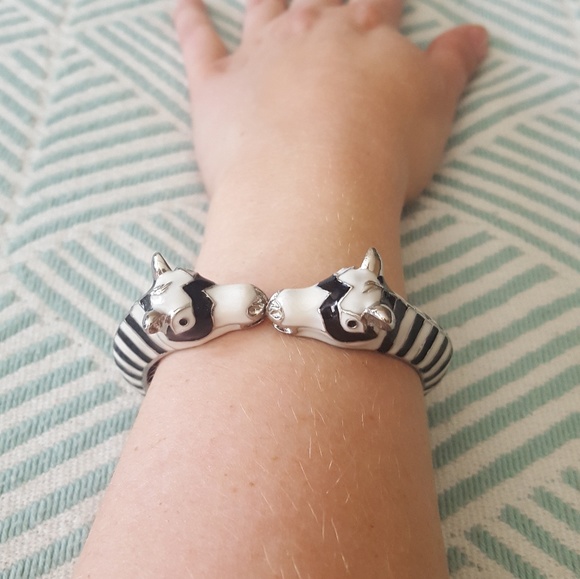 ZEBRA • THE LIMITED • METAL CUFF • BRACELET - Picture 4 of 6