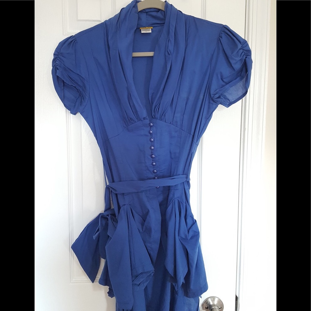 Cute pirate style blue shirt