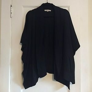 Loft open front poncho cardigan