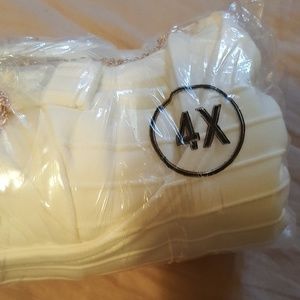 Plus cap sleeve open back dress.