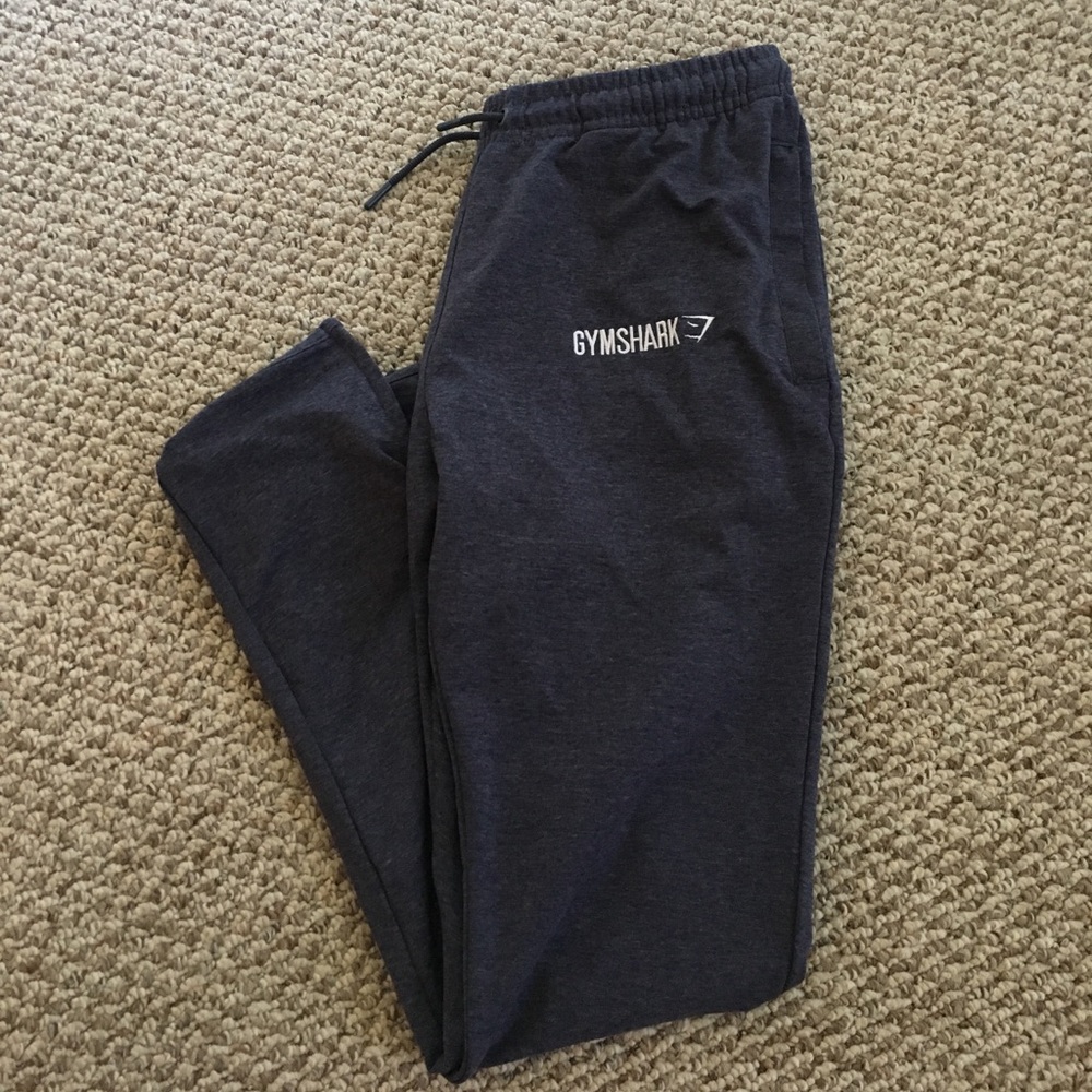 Navy/Grey  fitted gym shark bottoms