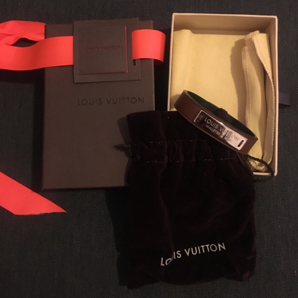 Louis Vuitton Leather Bracelet