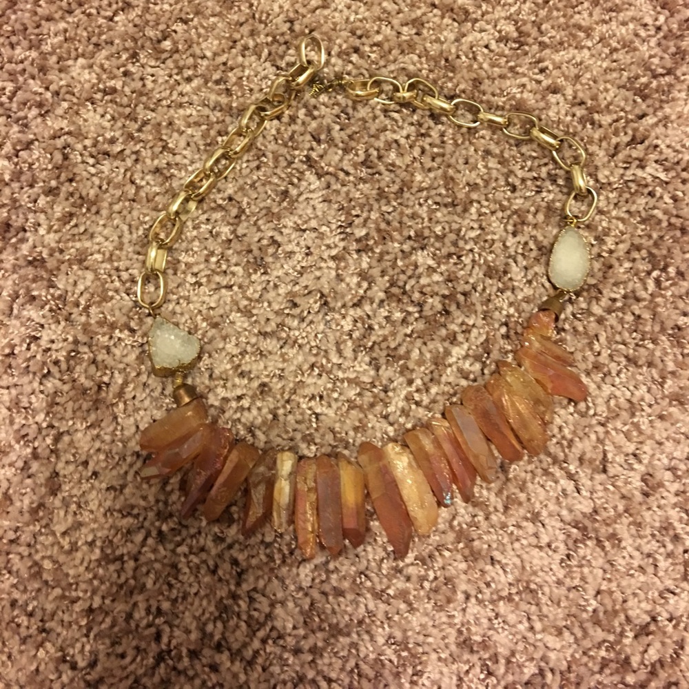 Druzy necklace