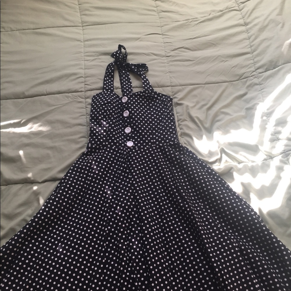 Retro 1950s Halter Dress (Sidecca)