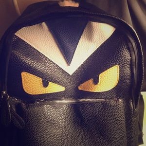 Fendi monster backpack