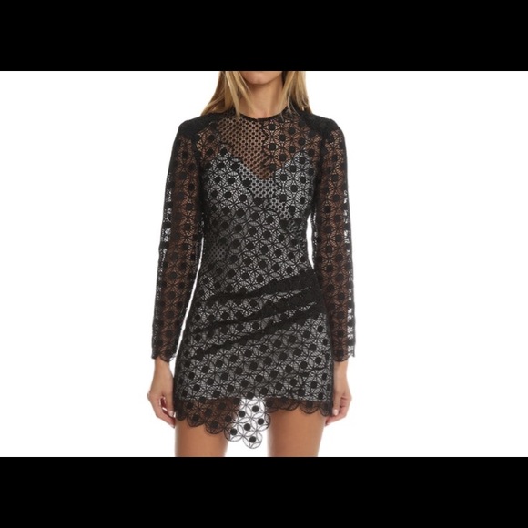 🚫SOLD🚫Self Portrait Strike Mini Dress - Picture 2 of 5