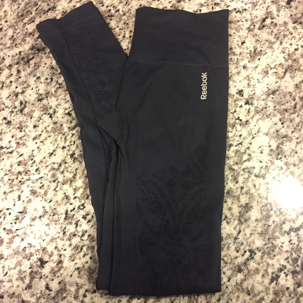 Reebok Seamless Floral Print Compression Leggings