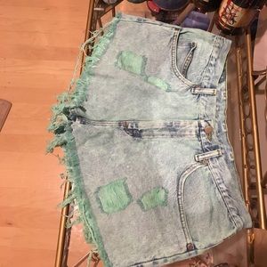 Distressed Wrangler Jeans