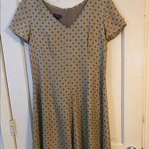 Vintage Silk J. Crew Midi Dress EUC