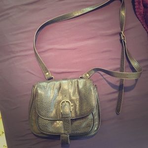 Brown cross body bag