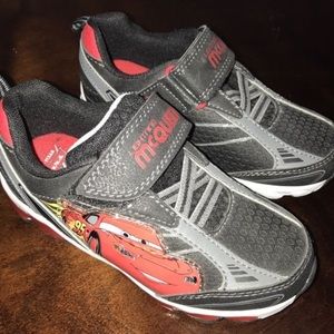 Toddler size 11 shoes McQueen and TM Ninja Turtles