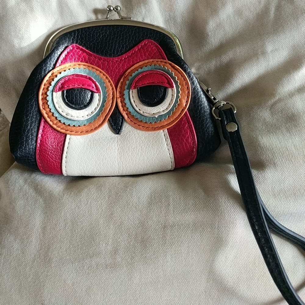 Super cute owl coin purse