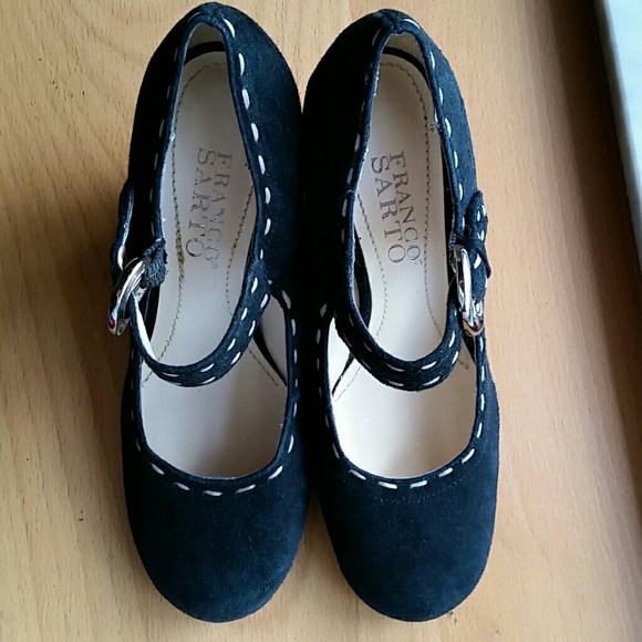 FRANCO SARTO Shoes - *FRANCO SARTO* black Mary Jane Sirup Wedge size 5