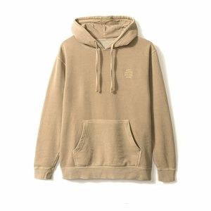 SOLD - Antisocialclub Seeing Sandstone Hoodie S