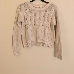 Cropped sweater