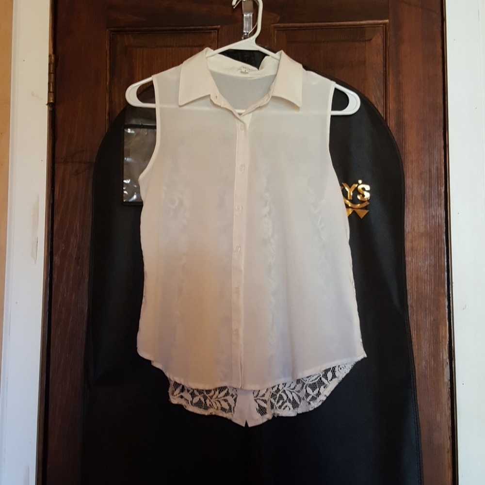 White button down shirt