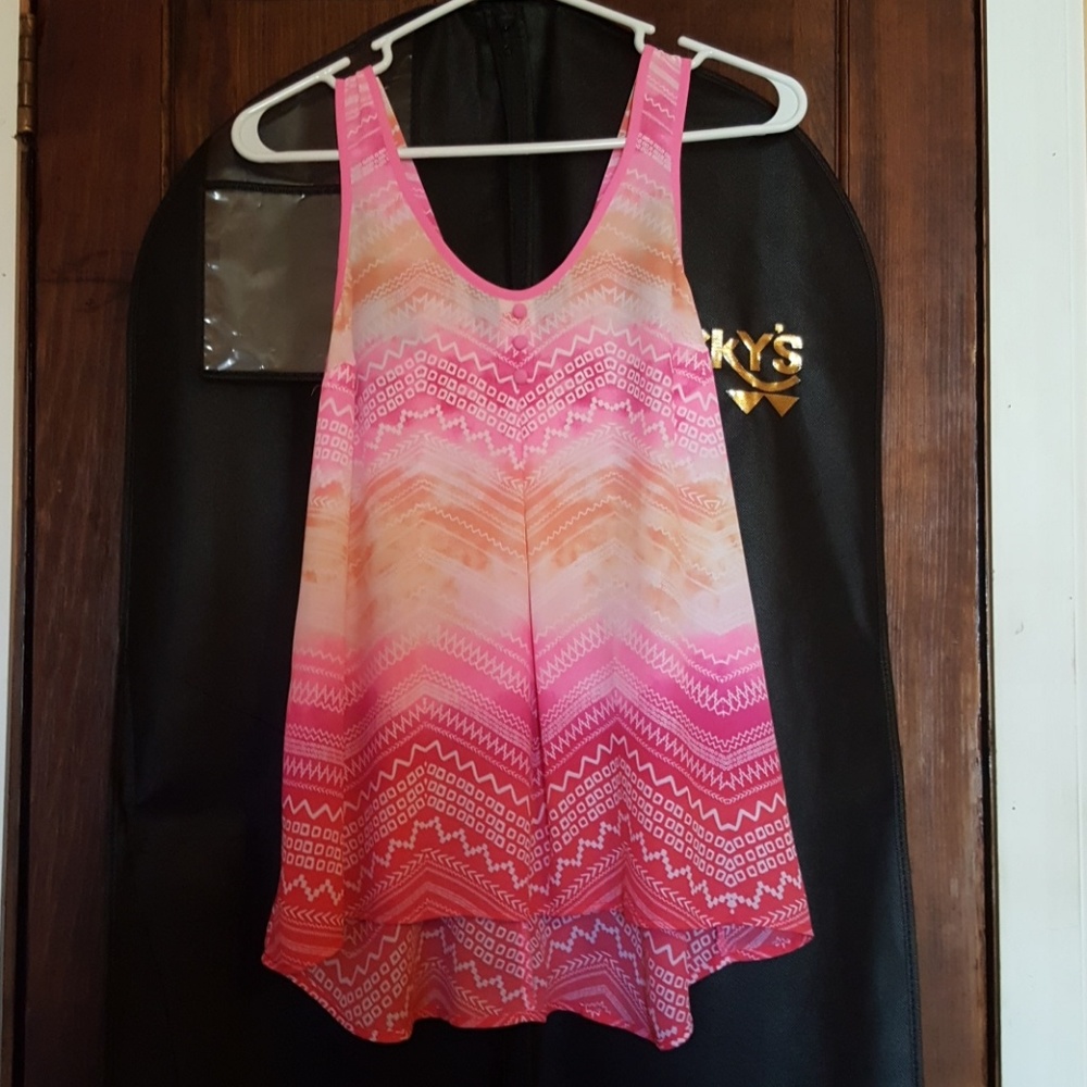 Beautiful sunset colored blouse