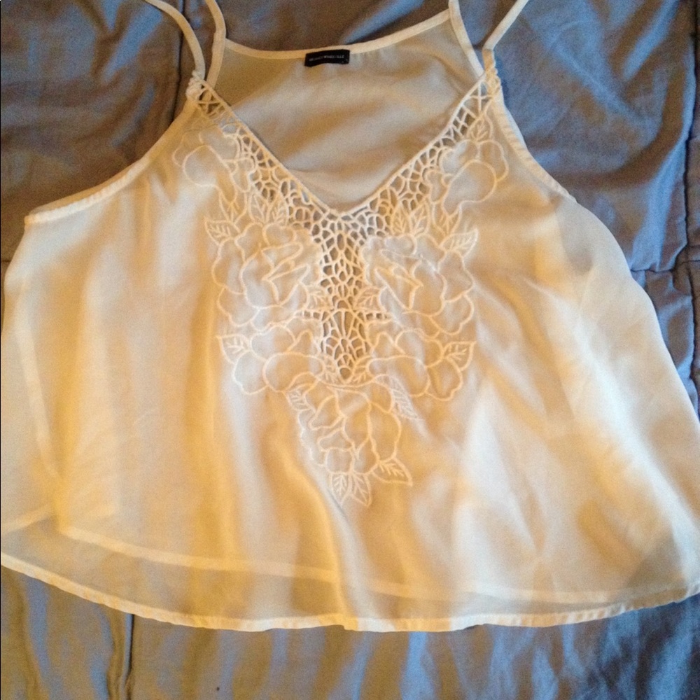 Brandy Melville floral flowy tank