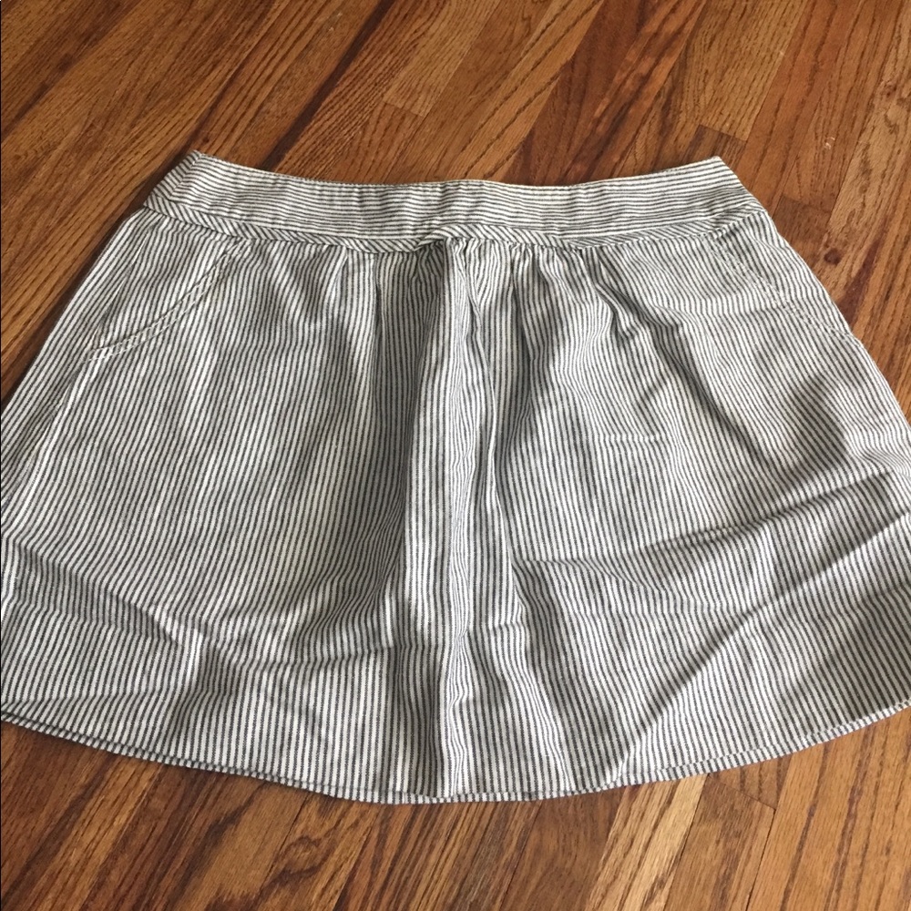 Jcrew Striped Skirt (Size 8)