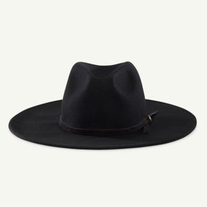 Black Wide Brim Fedora