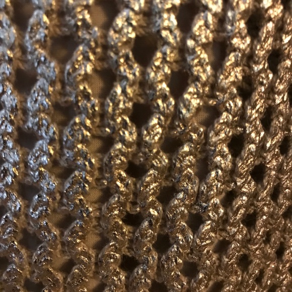 Josie Natori Crocheted Shift Dress with Slip - Picture 5 of 8