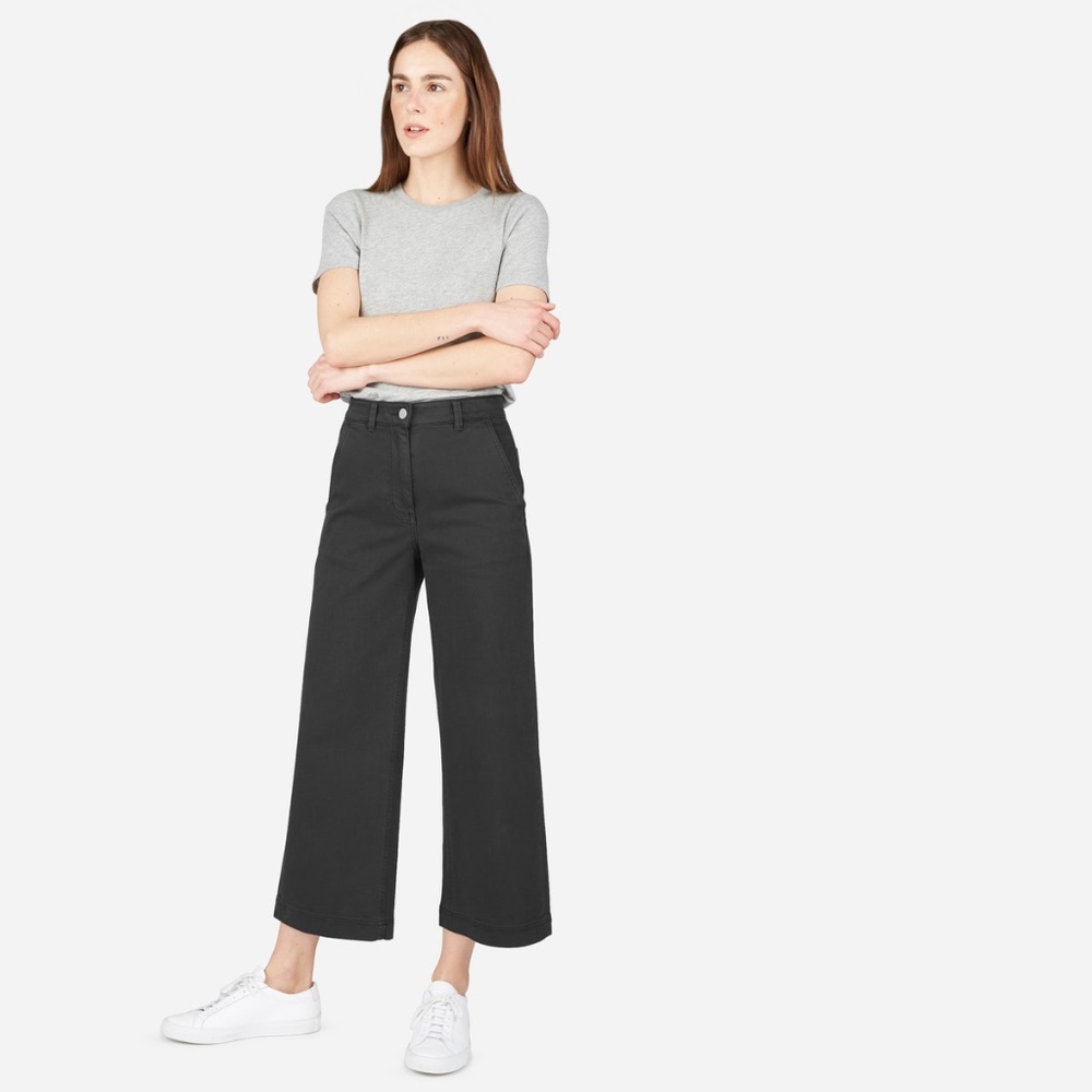 Everlane Wide Leg Crop Pant Size 8