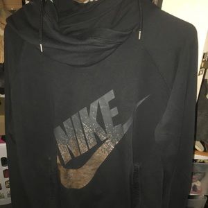 Nike funnel neck hoodie