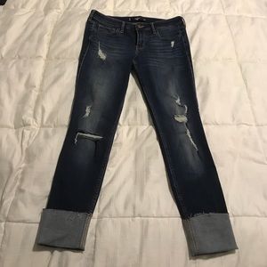 Hollister ripped jeans