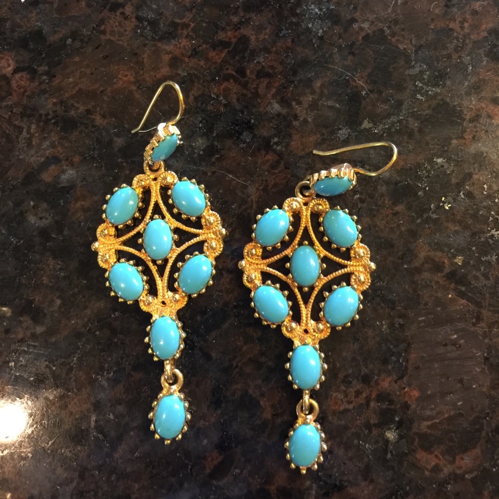 Kenneth Jay Lane Light Blue Earrings