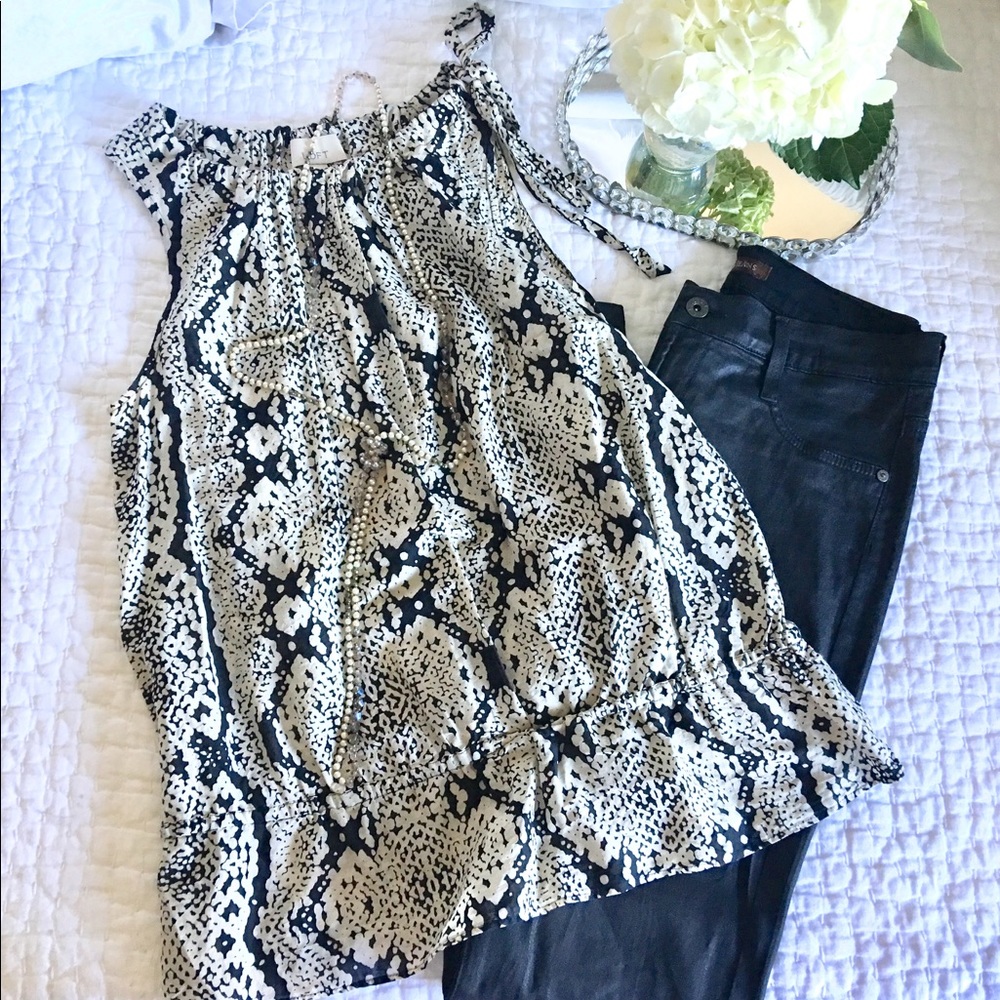 Ann Taylor Loft Animal print blouse!