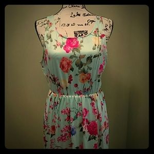 NWOT floral Maxi dress
