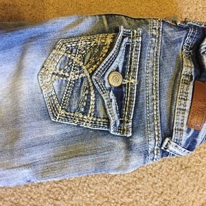 Wallflower boot cut jeans size 0 light wash