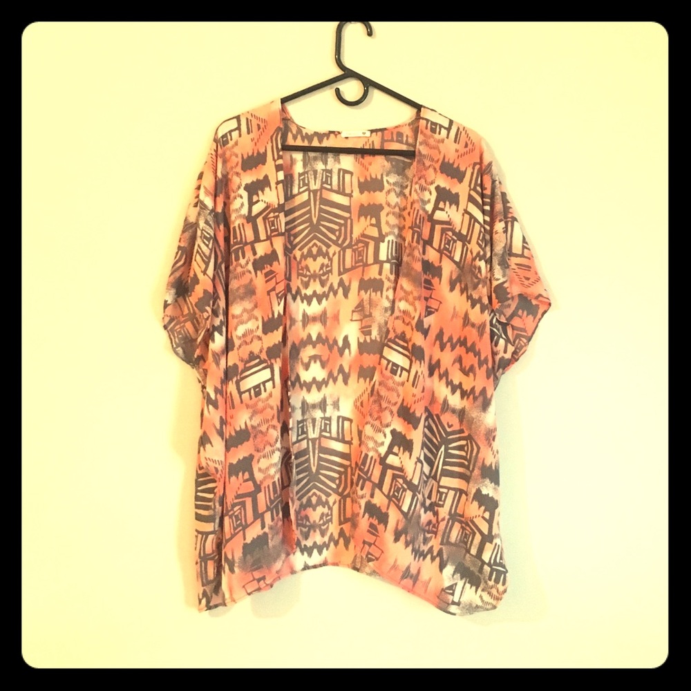 Aztec pattern kimono!