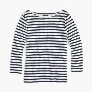 J.Crew Striped Boatneck Shirt