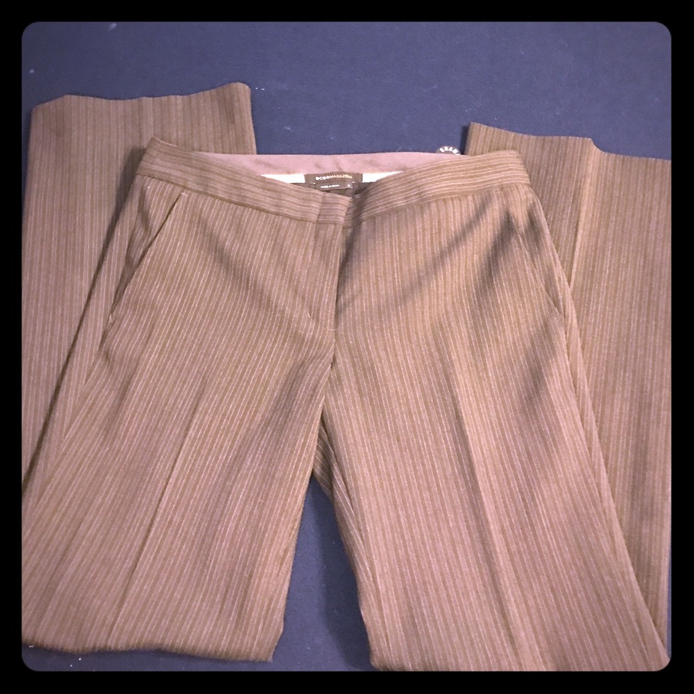 BCBG Maxazria pin stripe suit pants