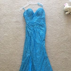Sequence light blue dress size 6