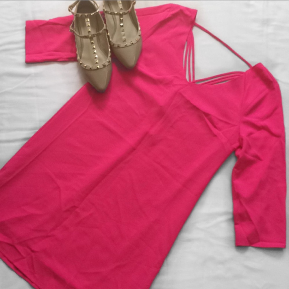 BOGO Sale Hot Pink Dress