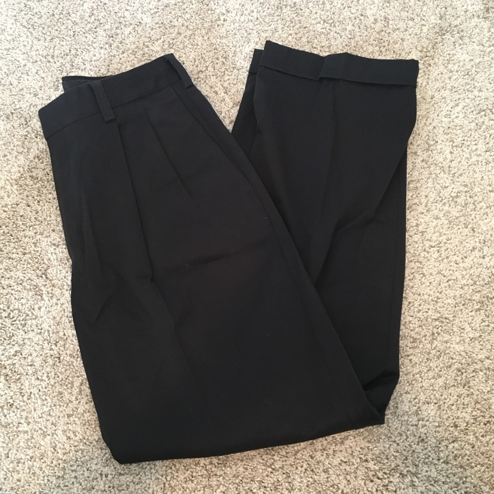 Men's black dress slacks