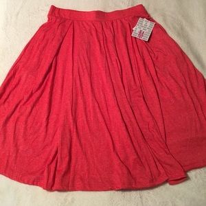 Lularoe beautiful Red Medium Madison, brand new!
