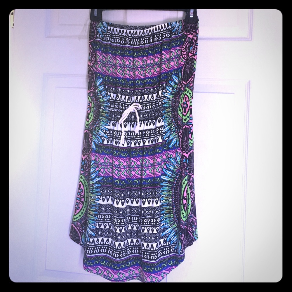 Strapless dress