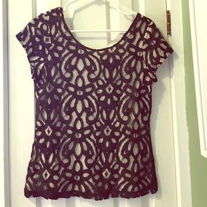 Banana Republic lace shirt