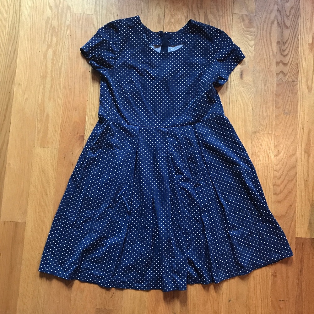 Retro A Line Polka Dot Dress