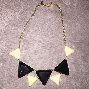 Chunky Black and Pink Necklace