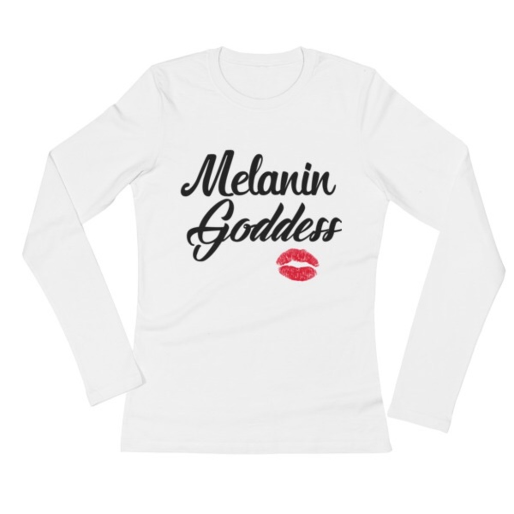 Melanin Goddess Ladies' Long Sleeve T-Shirt