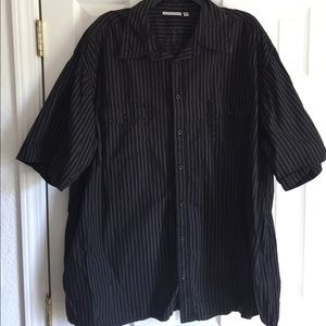 Pin stripe collared shirt